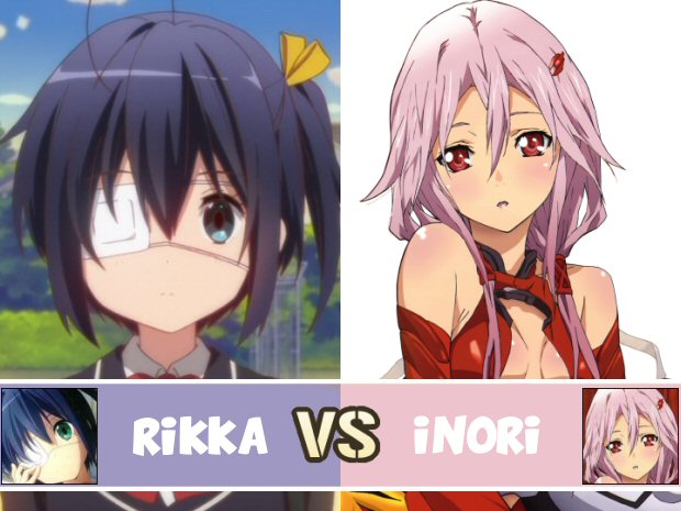 Saimoe Animeclick: Rikka vs Inori