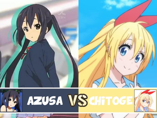Saimoe Animeclick: Azusa vs Chitoge