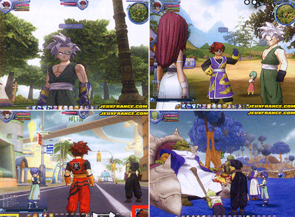 Dragon Ball Online Scan Collage