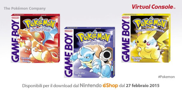 pokemon virtual console 3ds