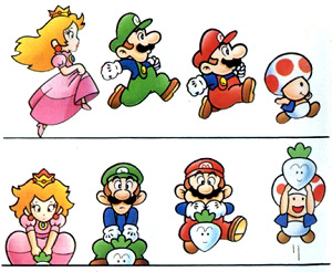 Super Mario - Characters