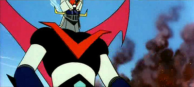 Il Grande Mazinga, Getta Robot G, UFO Robot Goldrake contro il Dragosauro