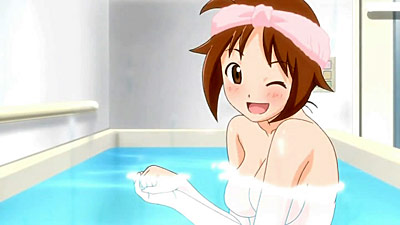Isshoni Training 026 - Bathtime with Hinako & Hiyoko