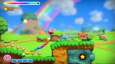 Kirby e il pennello arcobaleno