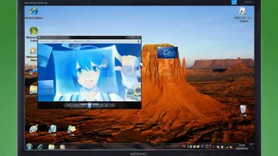 Madobe Nanami no Windows 7 de PC Jisaku Ouen Commercial!!