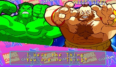 Marvel Super Heroes Vs Street Fighter