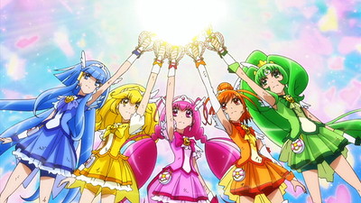 Smile PreCure il Film: Tutti quanti insieme all'interno del libro