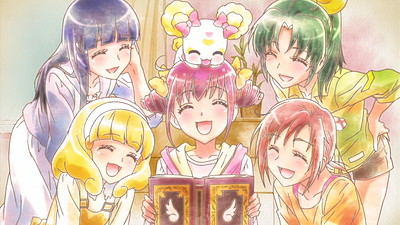 Smile PreCure il Film: Tutti quanti insieme all'interno del libro