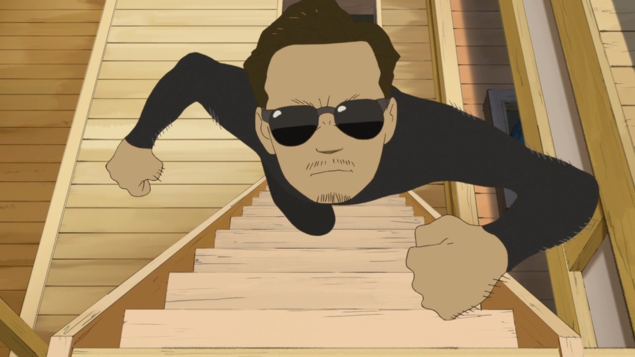 Image result for Eizouken ni wa Te wo Dasu na! stairs