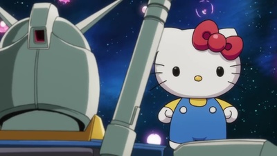 Gundam vs Hello Kitty