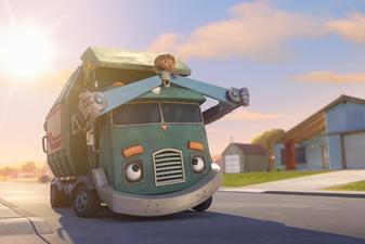 Hank e il camion dei rifiuti