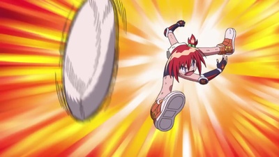 Flaming Ball Girl Dodge Danko