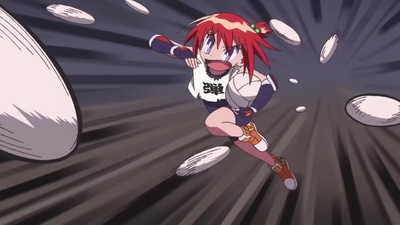 Flaming Ball Girl Dodge Danko