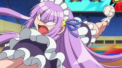 Flaming Ball Girl Dodge Danko