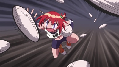 Flaming Ball Girl Dodge Danko