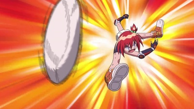 Flaming Ball Girl Dodge Danko