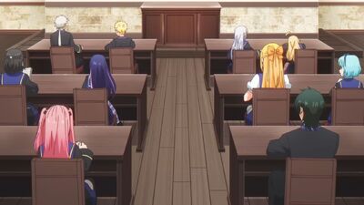 The Classroom of a Black Cat and a Witch