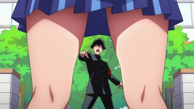 The Klutzy Class Monitor and the Girl with the Short Skirt