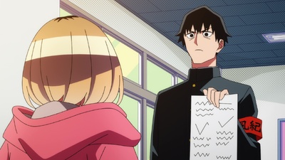 The Klutzy Class Monitor and the Girl with the Short Skirt