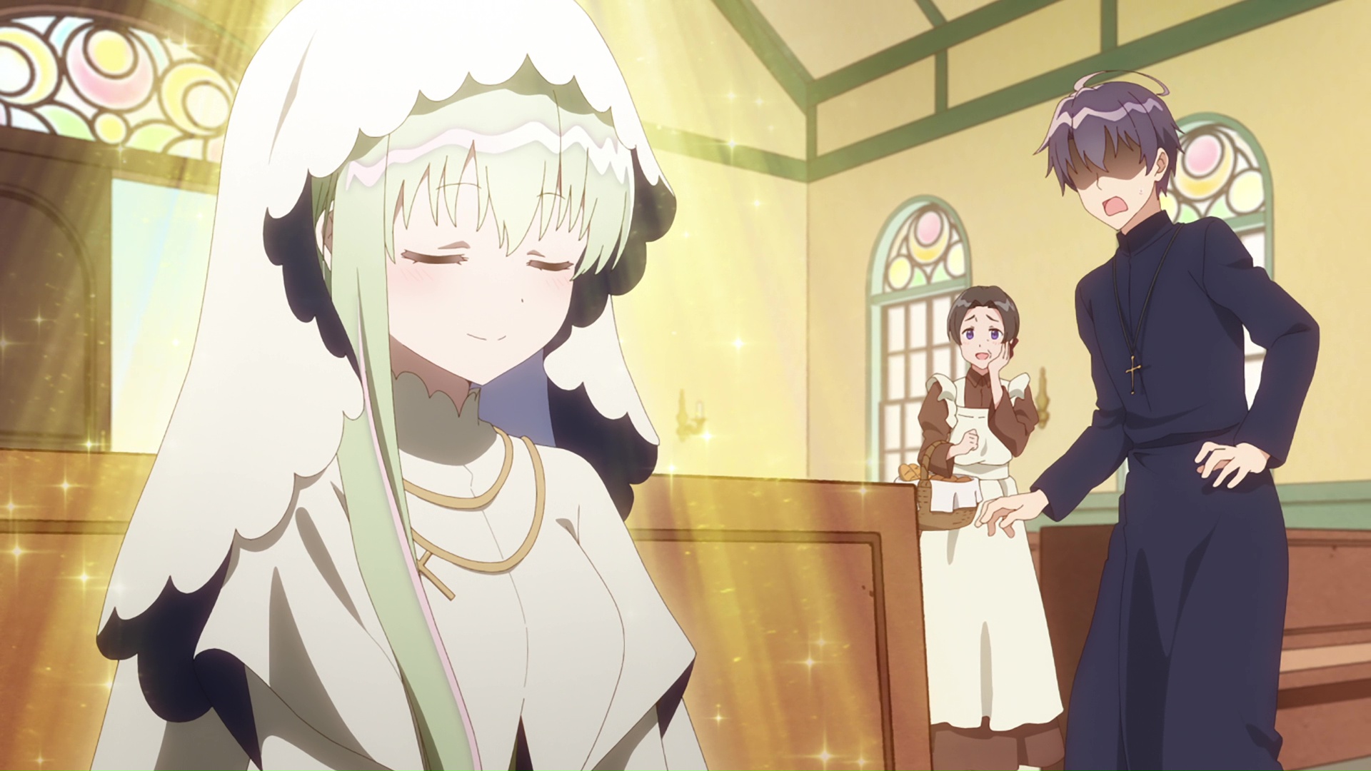 Saint Cecilia and Pastor Lawrence (Anime) | AnimeClick.it