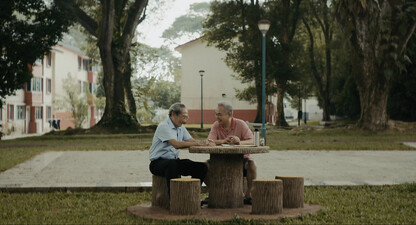 The old man and his car