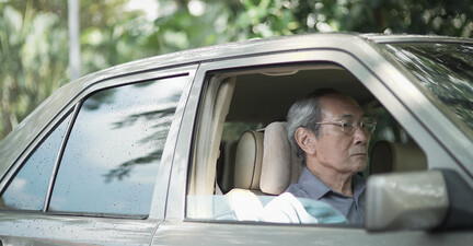 The old man and his car