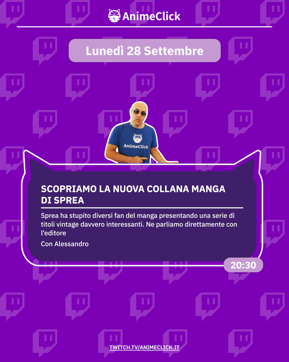 AnimeClick su Twitch: programma dal 28 settembre al 4 ottobre