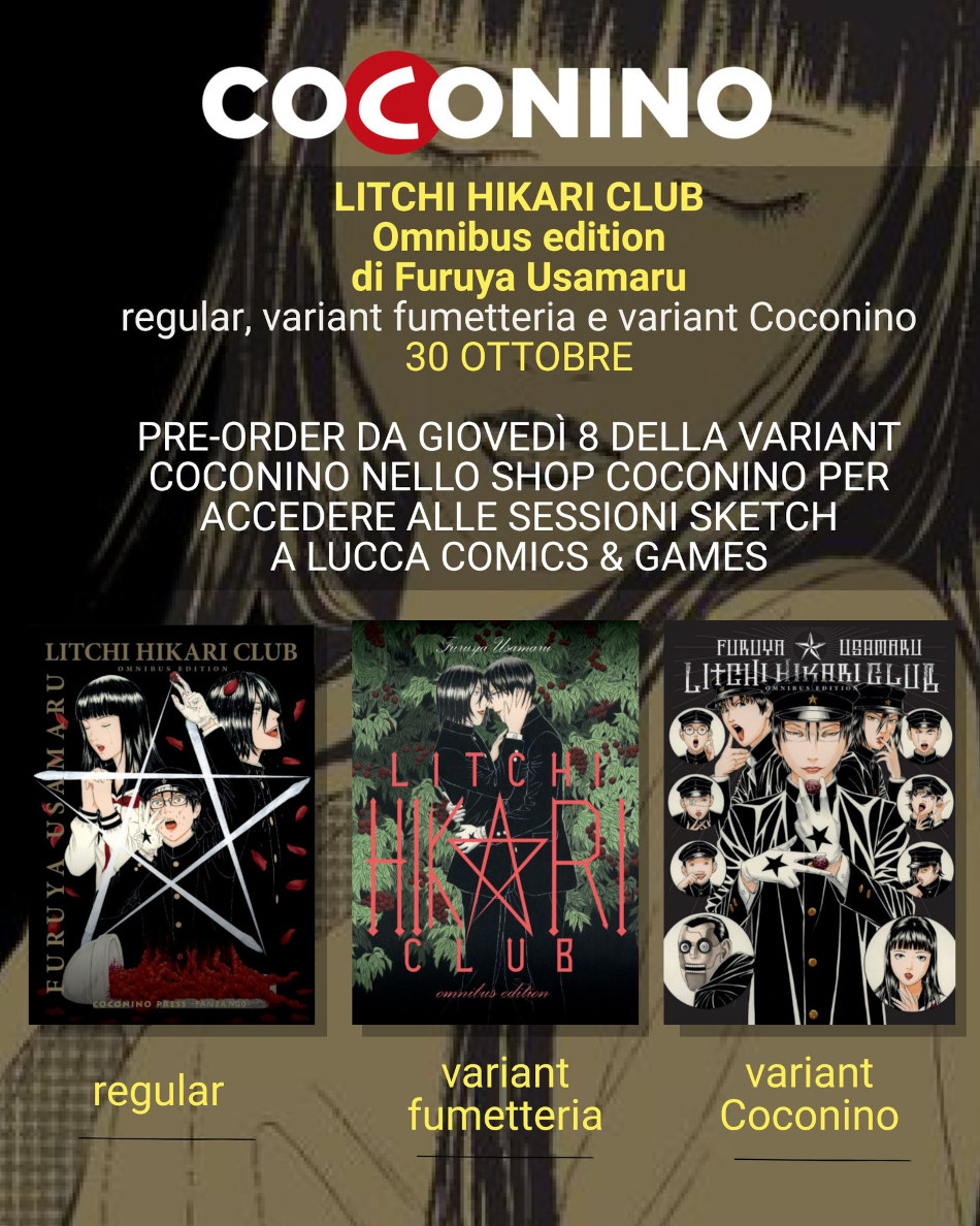 Coconino - Variant di Litchi Hikari Club di Usamaru Furuya