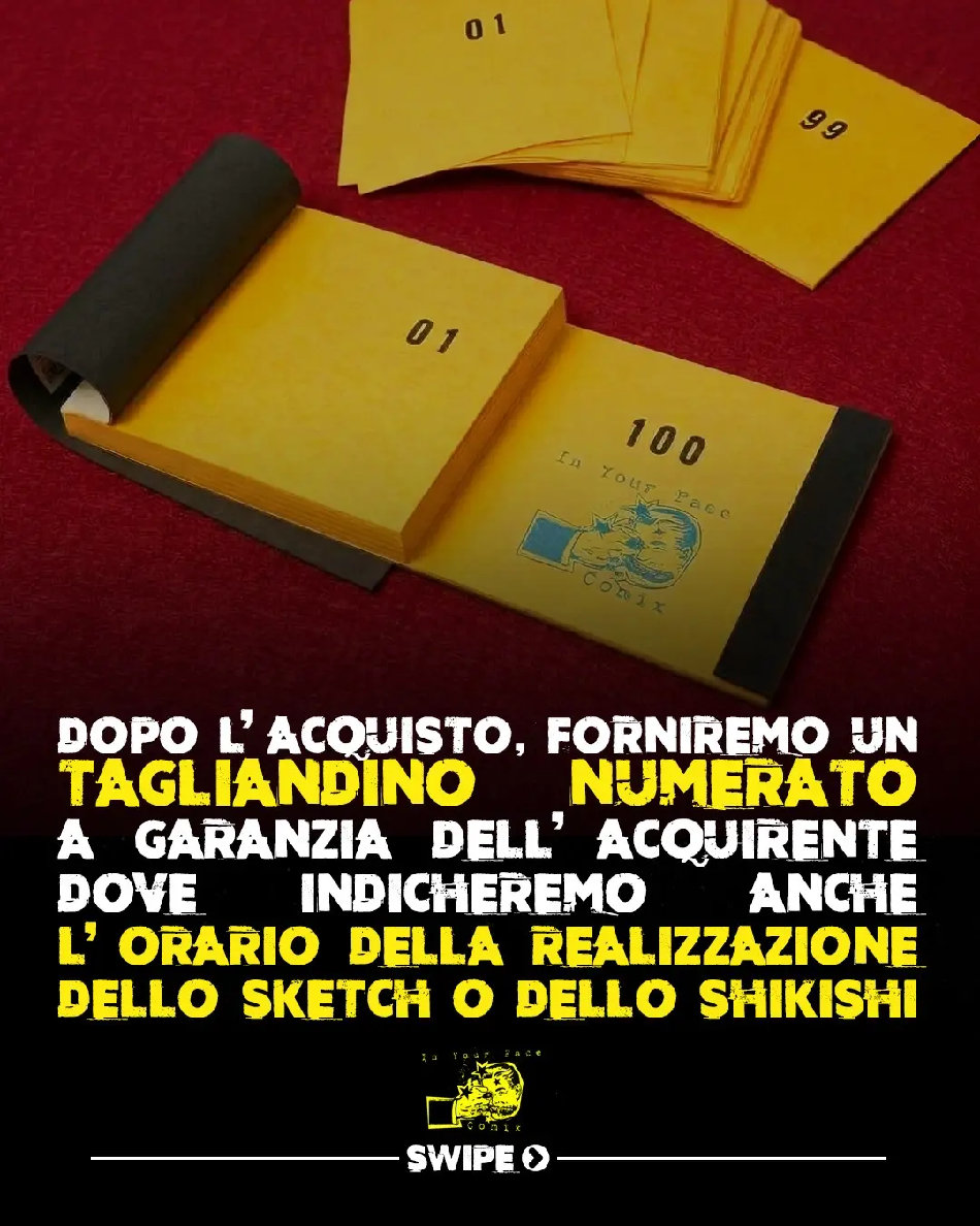Lucca Comics & Games 2026: regolamento firmacopie In Your Face Comix Lucca Comics & Games 2026: regolamento firmacopie In Your Face Comix