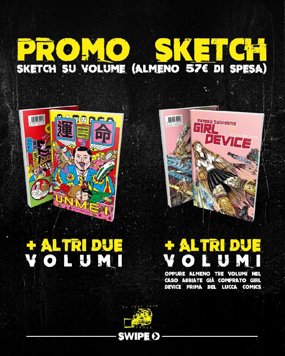 Lucca Comics & Games 2026: regolamento firmacopie In Your Face Comix Lucca Comics & Games 2026: regolamento firmacopie In Your Face Comix