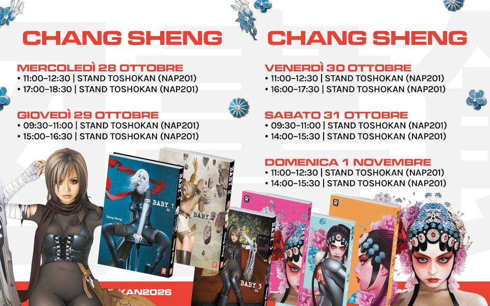 Lucca Comics & Games 2026: regolamento firmacopie Toshokan
