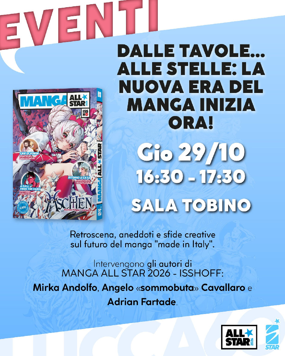 Lucca Comics & Games 2026: le iniziative di Star Comics Lucca Comics & Games 2026: le iniziative di Star Comics