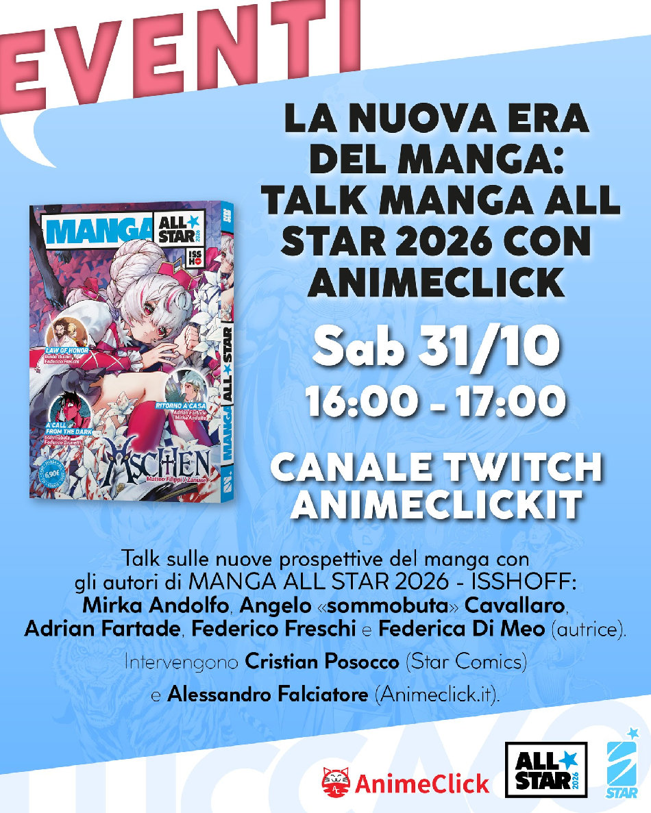 Lucca Comics & Games 2026: le iniziative di Star Comics Lucca Comics & Games 2026: le iniziative di Star Comics