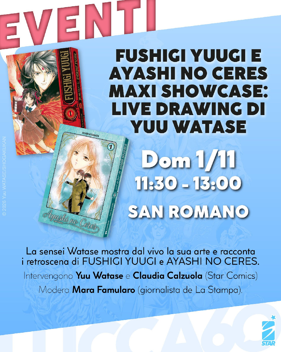 Lucca Comics & Games 2026: le iniziative di Star Comics Lucca Comics & Games 2026: le iniziative di Star Comics