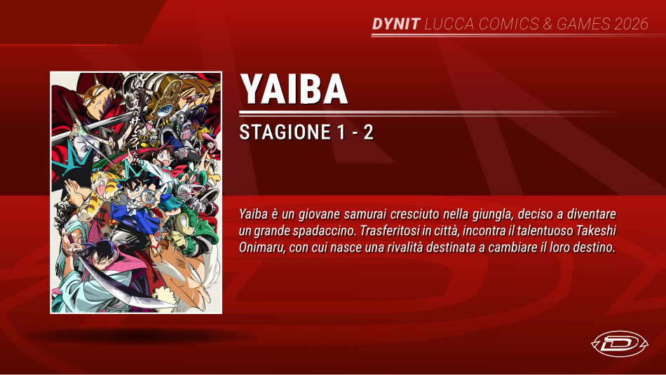 Lucca Comics 2026 - Yaiba per Dynit Lucca Comics 2026 - Yaiba per Dynit