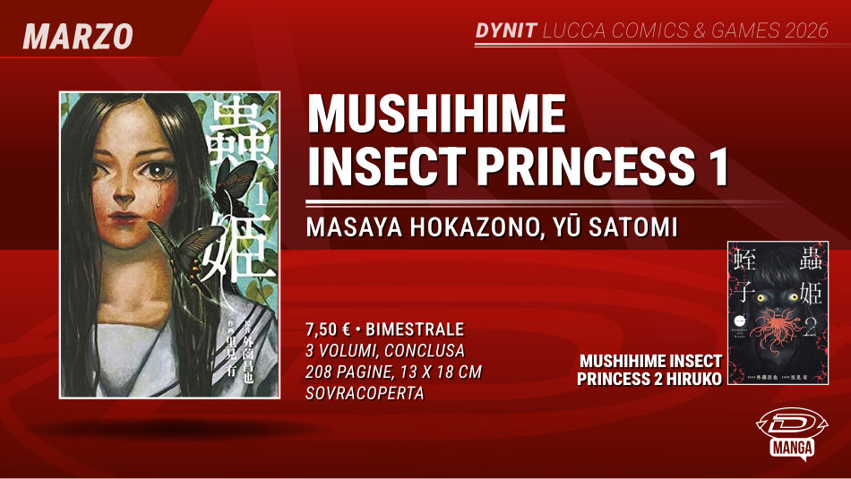 Lucca Comics 2026 - Mushihime: Insect Princess per Dynit Manga