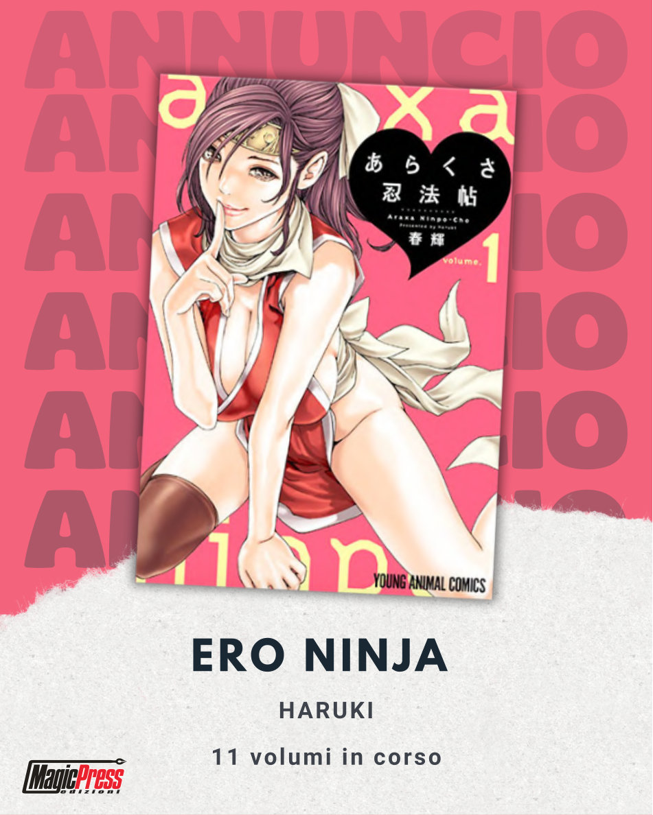 Lucca Comics 2026 - Magic Press annuncia Ero Ninja