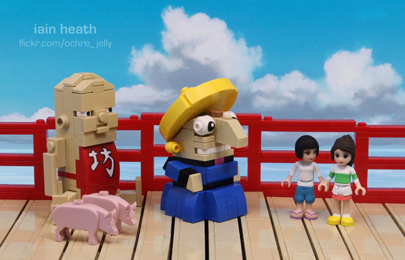 Fan di Hayao Miyazaki a raccolta: questo set LEGO della Città