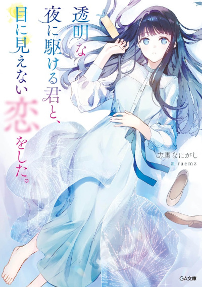 Novel Toumei na Yoru ni Kakeru Kimi to, Me ni Mienai Koi o Shita - cover