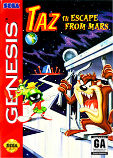 Taz in Escape from Mars
