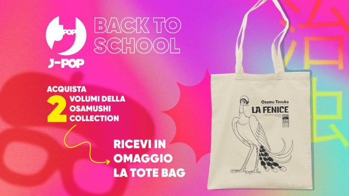 J-POP Manga Back To School: arriva la tote bag ispirata a La fenice di Tezuka