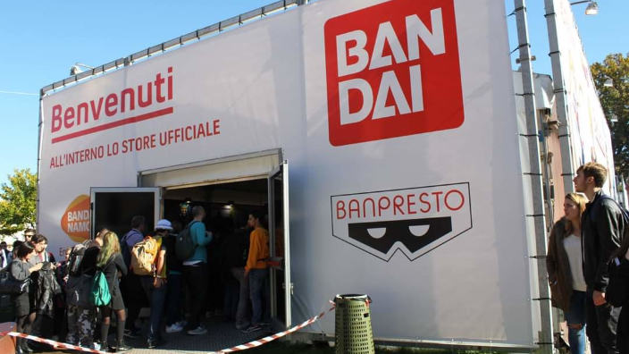 Lucca Comics 2023: Bandai Namco e BANDAI SPIRITS saranno in fiera