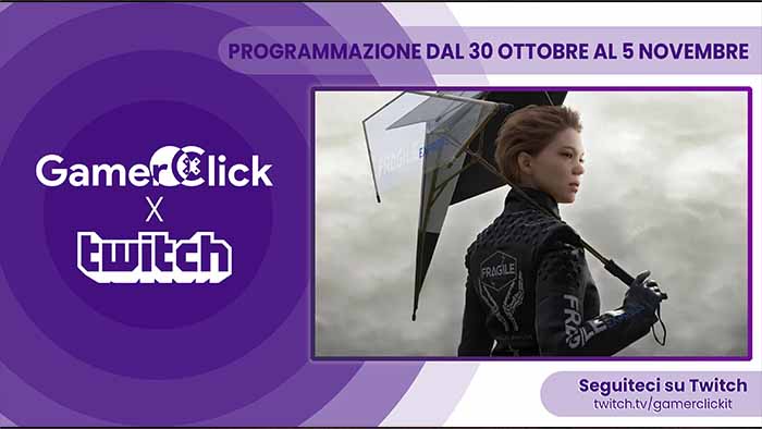 Gamerclick su Twitch: il programma dal 30 ottobre al 5 novembre
