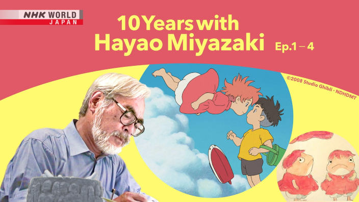 La docuserie "10 Years with Hayao Miyazaki" arriva in Italia