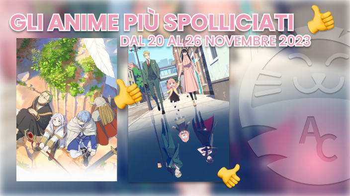 Ci stanno piacendo o no? Gli anime più spolliciati dal 20 al 26 novembre 2023