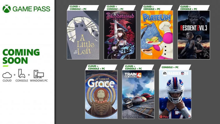 Xbox Game Pass ecco i titoli in arrivo