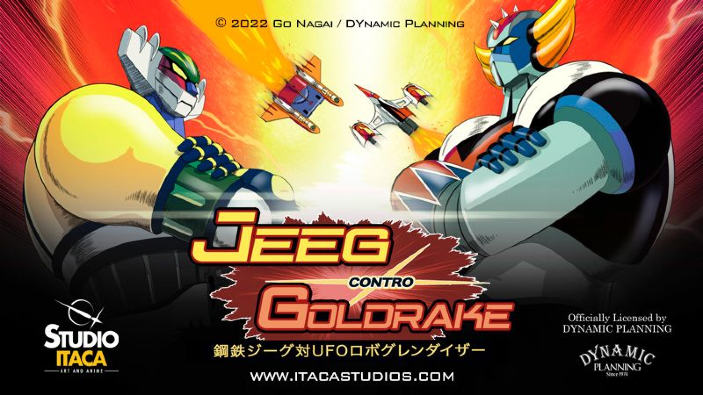 Arriva "Jeeg contro Goldrake, l'anime comic tutto italiano di Luca Papeo