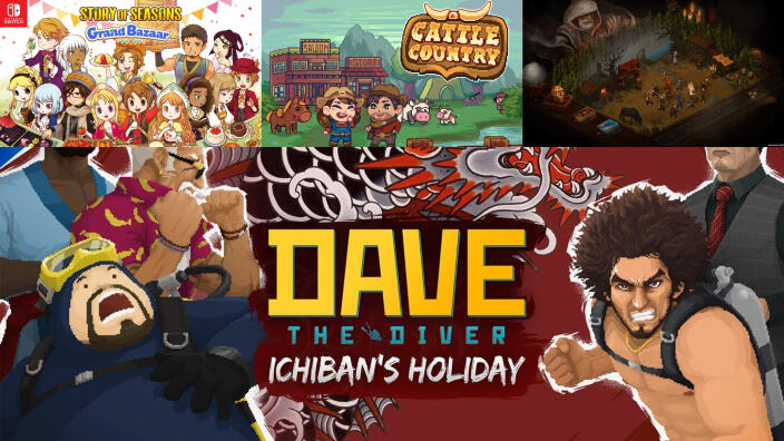 News dal mondo gaming: Dave the Diver, Story of Seasons, Dark Quest 4 e tanto altro