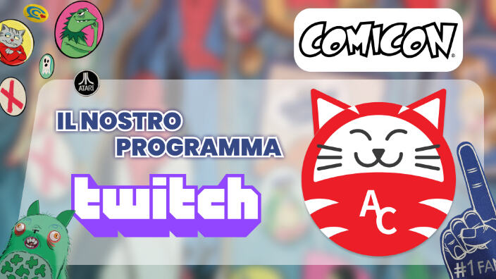 AnimeClick al Comicon Napoli 2025: tutti i nostri appuntamenti su Twitch