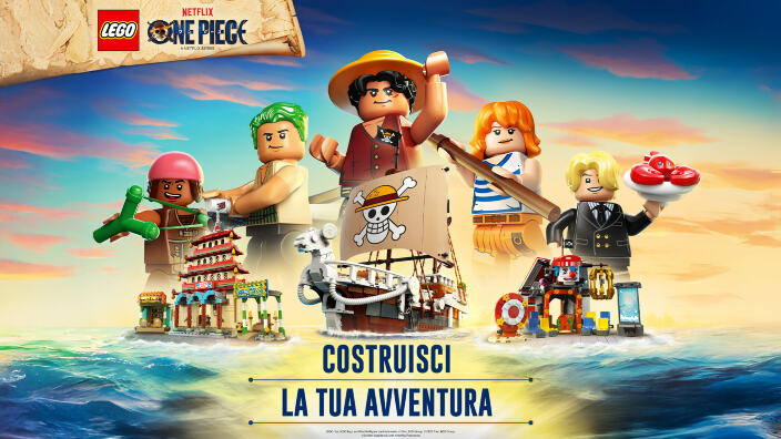 One Piece: ecco i nuovi set della collaborazione tra Lego e Netflix disponibili dal 1° agosto